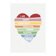 Heart affirmations poster decal - customisable - Wondermade
