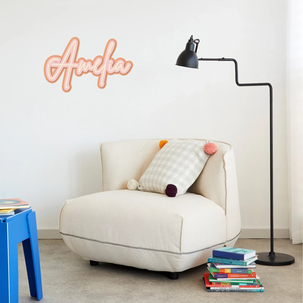 3D Word decal - Preset Colours - Wondermade