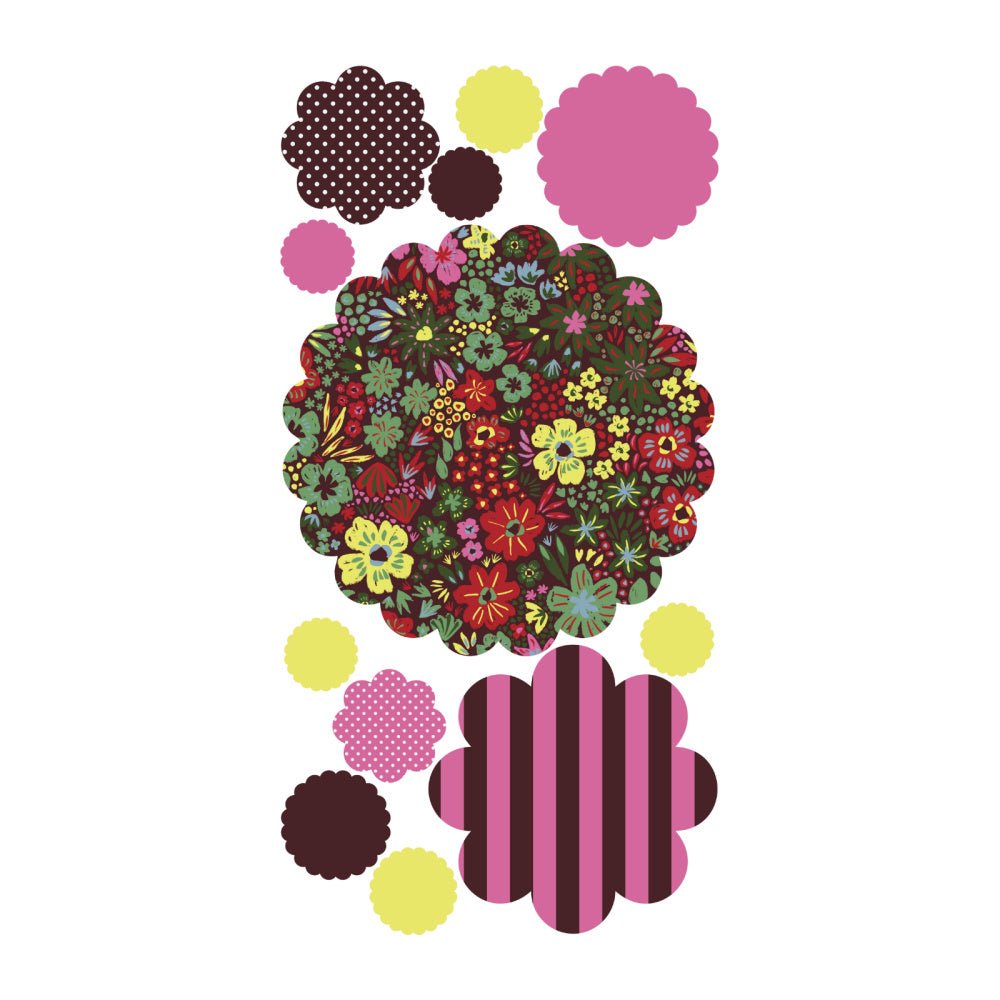 Autumn Bloom Super Scallop Decals - Wondermade