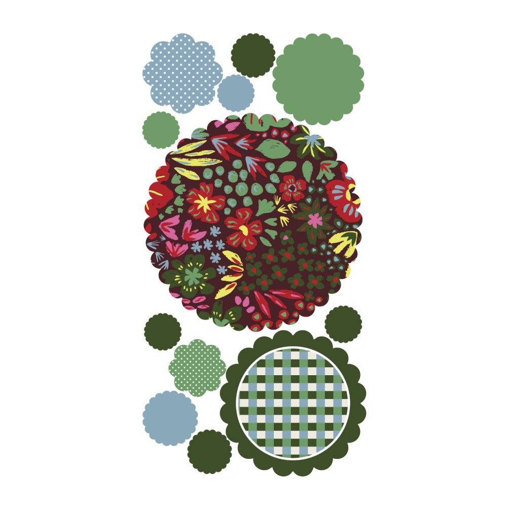 Autumn Bloom Super Scallop Decals - Wondermade
