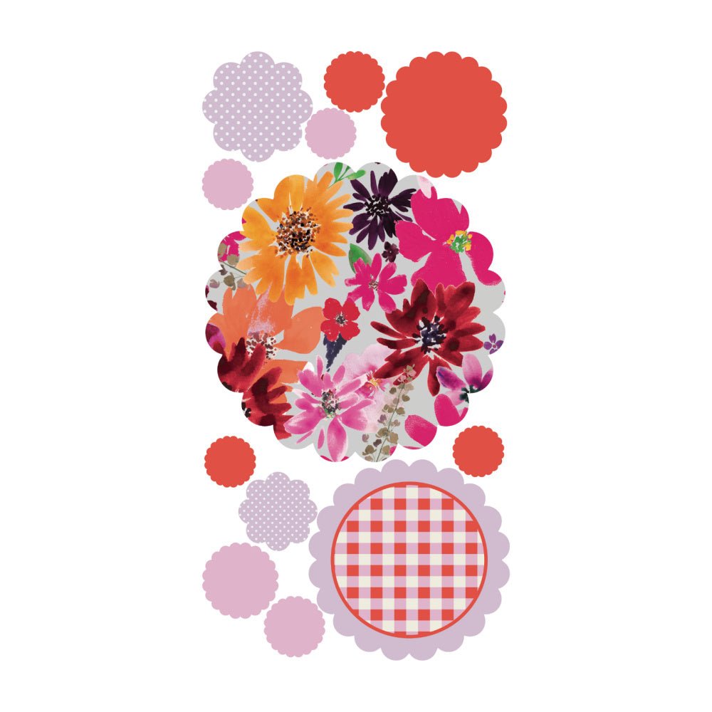 Blooming Fields Scallop Decals - Wondermade