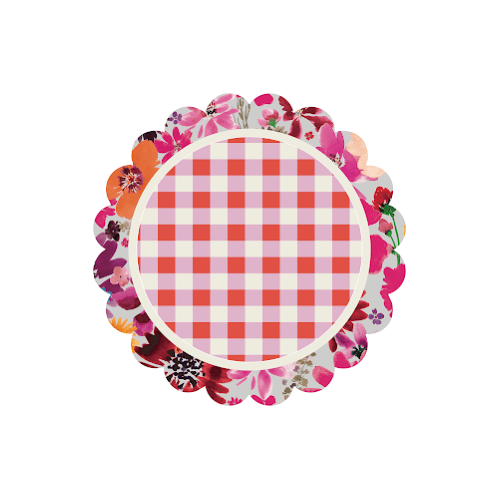 Blooming Fields Super Scallop Decals - Mix and Match option - Wondermade