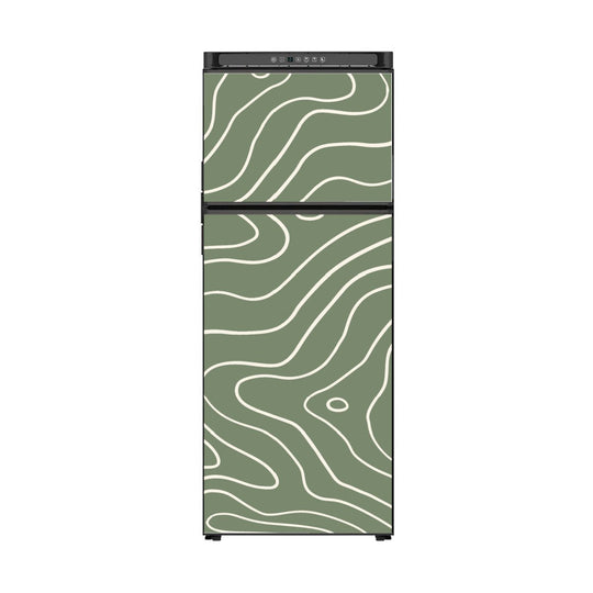 Abstract Fridge Vinyl Decal
