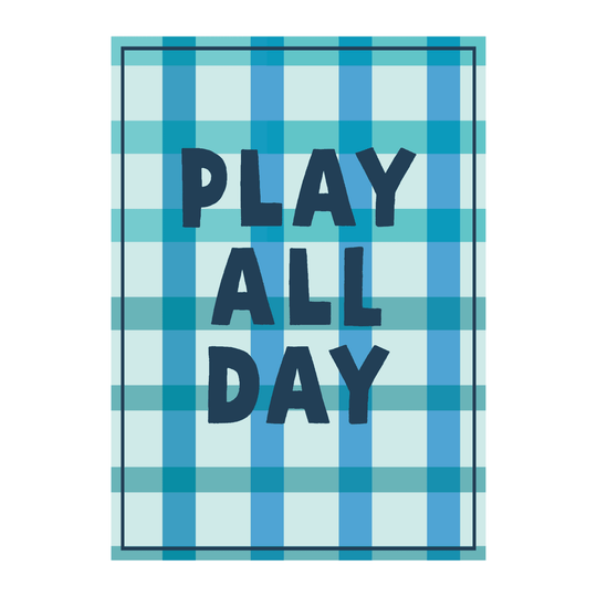 Play All Day poster decal
