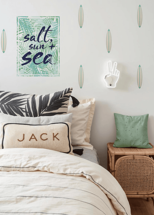Salt Sun + Sea poster decal