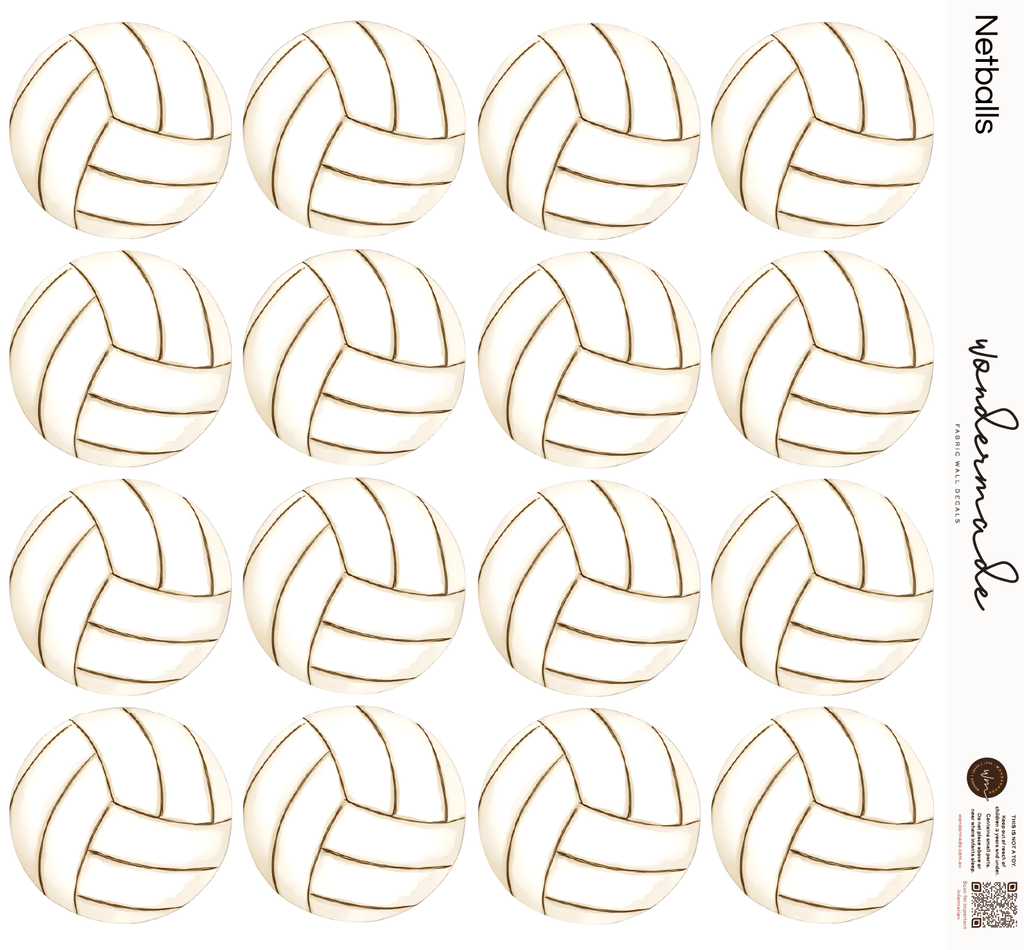 Sports Balls Singles - Soccer, Tennis, Netball, Sherrin, Cricket and Basketball - Wondermade