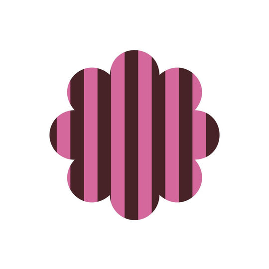 Single Scallop Decals - Stripes and Spots