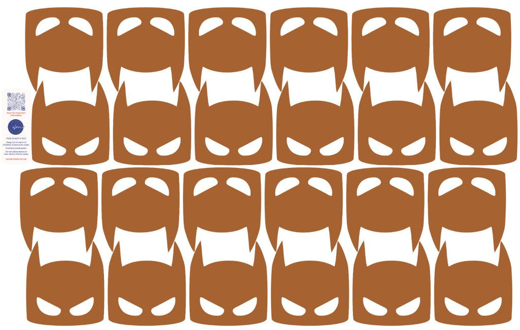 SuperHero Masks decal packs - Batman, Flash Robin etc. - Wondermade