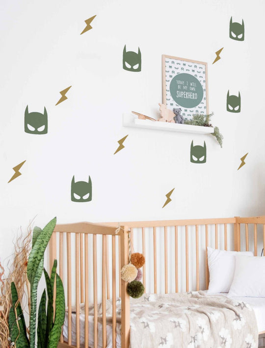 SuperHero Masks decal packs - Batman, Flash Robin etc.