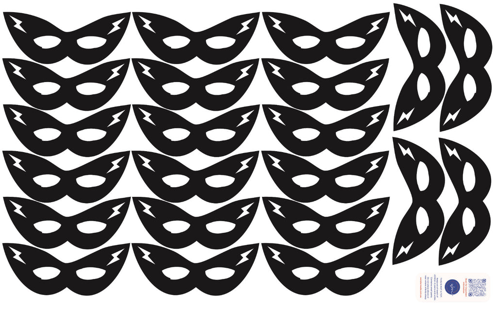 SuperHero Masks decal packs - Batman, Flash Robin etc. - Wondermade