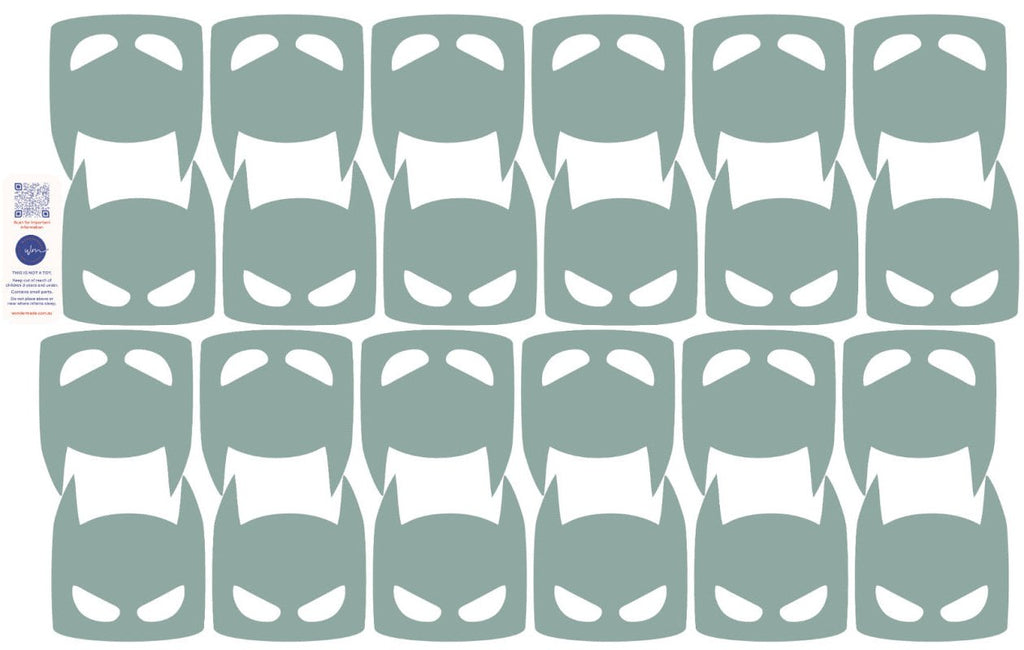 SuperHero Masks decal packs - Batman, Flash Robin etc. - Wondermade