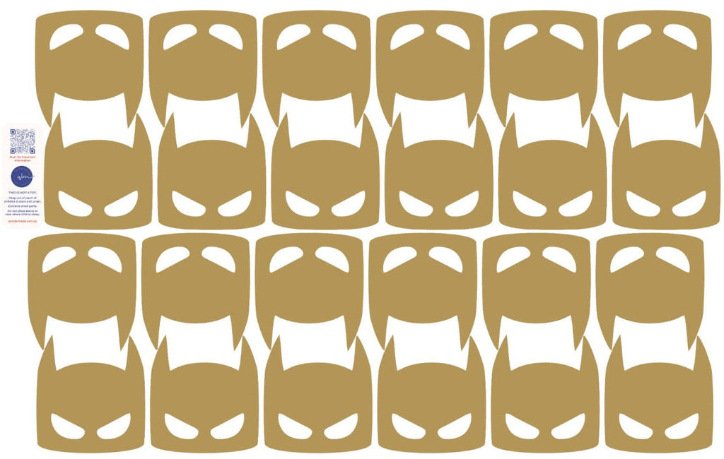 SuperHero Masks decal packs - Batman, Flash Robin etc. - Wondermade