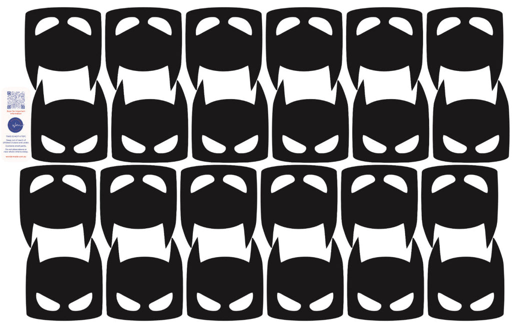 SuperHero Masks decal packs - Batman, Flash Robin etc. - Wondermade