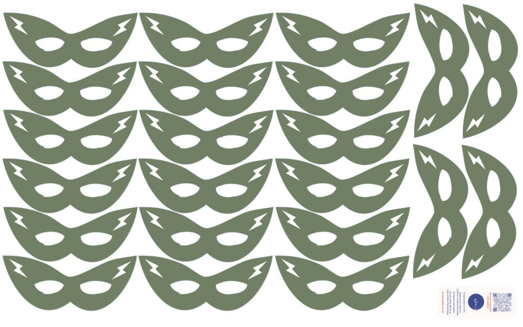 SuperHero Masks decal packs - Batman, Flash Robin etc. - Wondermade