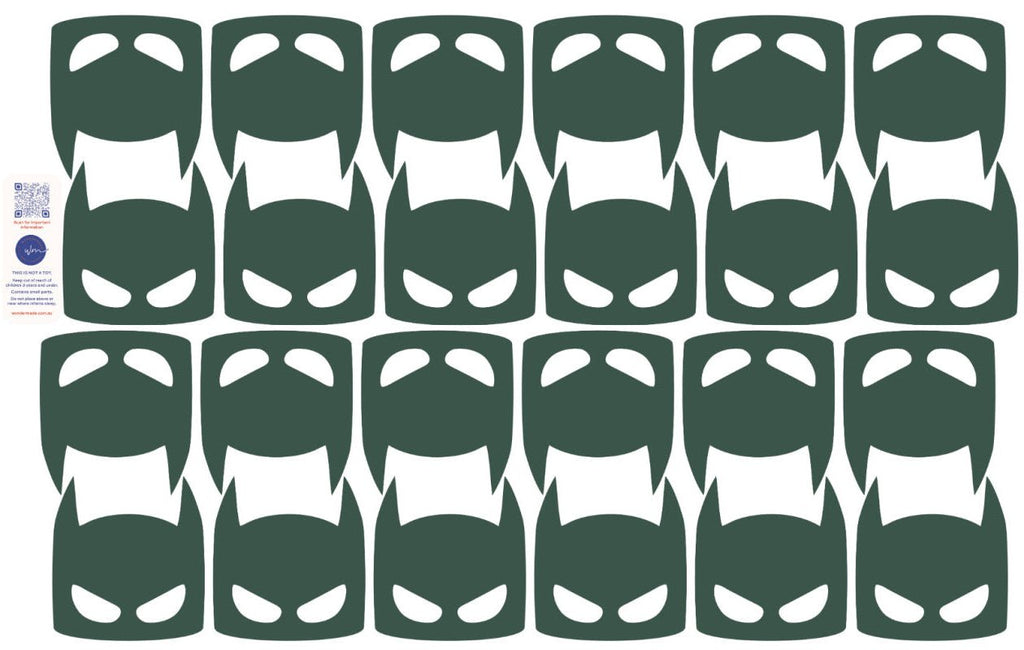 SuperHero Masks decal packs - Batman, Flash Robin etc. - Wondermade
