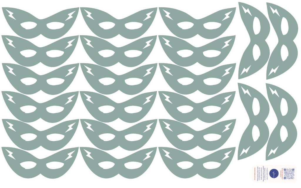 SuperHero Masks decal packs - Batman, Flash Robin etc. - Wondermade