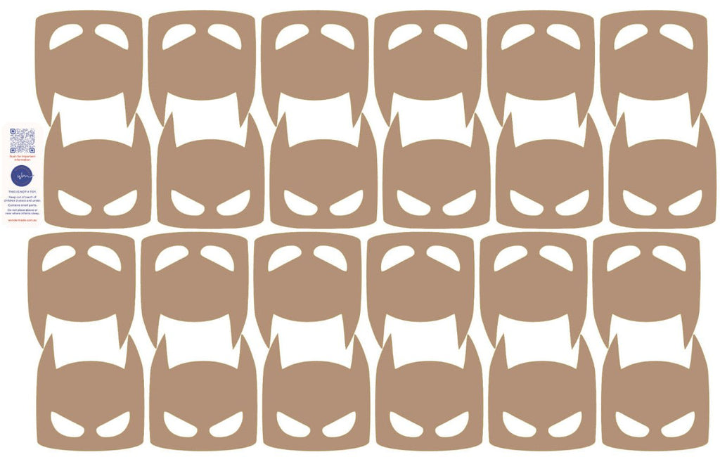 SuperHero Masks decal packs - Batman, Flash Robin etc. - Wondermade