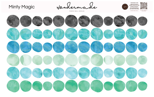 Watercolour dot sets