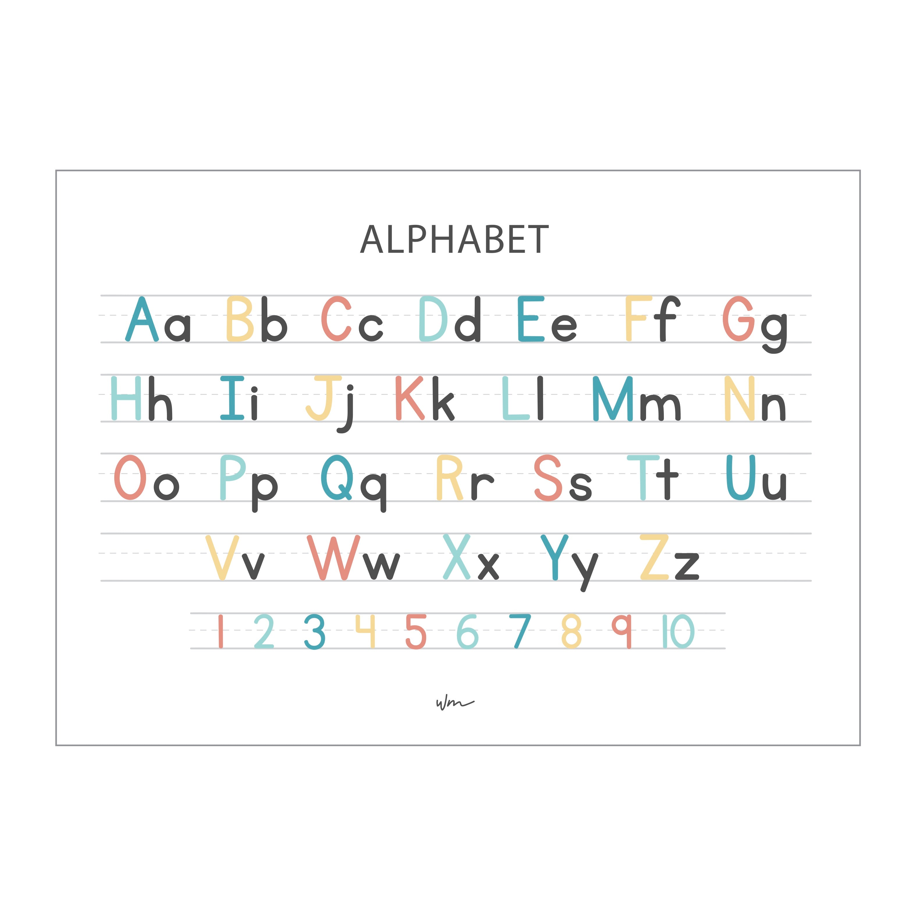 Block Letters Printable