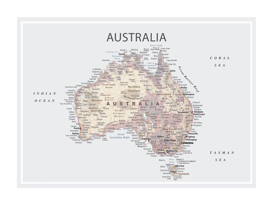 Australia Road Trip poster decal