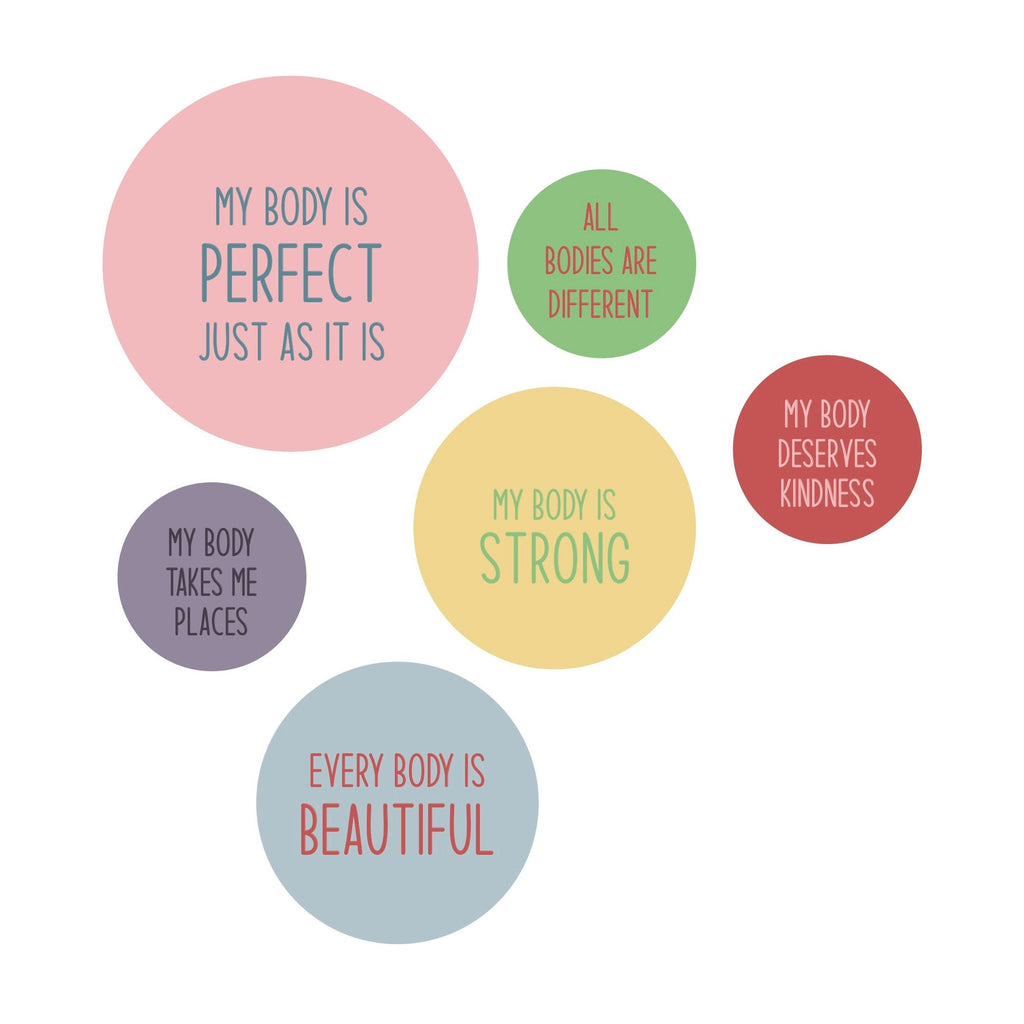 Body positive mantras decal pack - Customisable - Wondermade