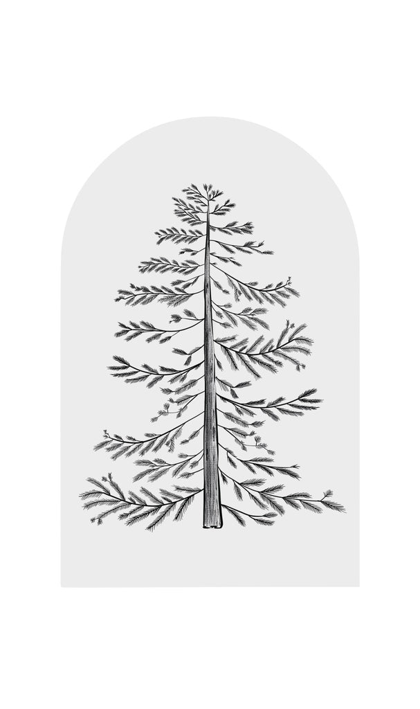 Christmas Tree Arch - Hand drawn - Wondermade