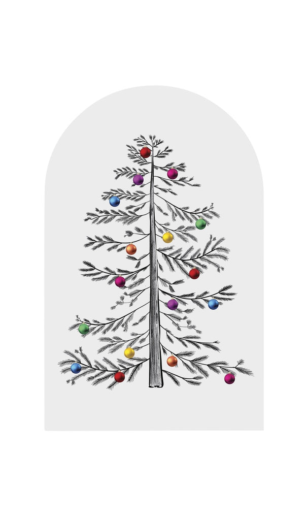Christmas Tree Arch - Hand drawn - Wondermade