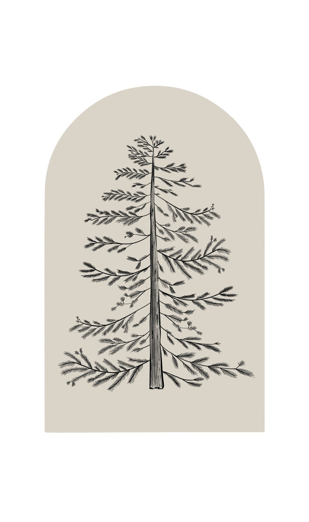 Christmas Tree Arch - Hand drawn - Wondermade
