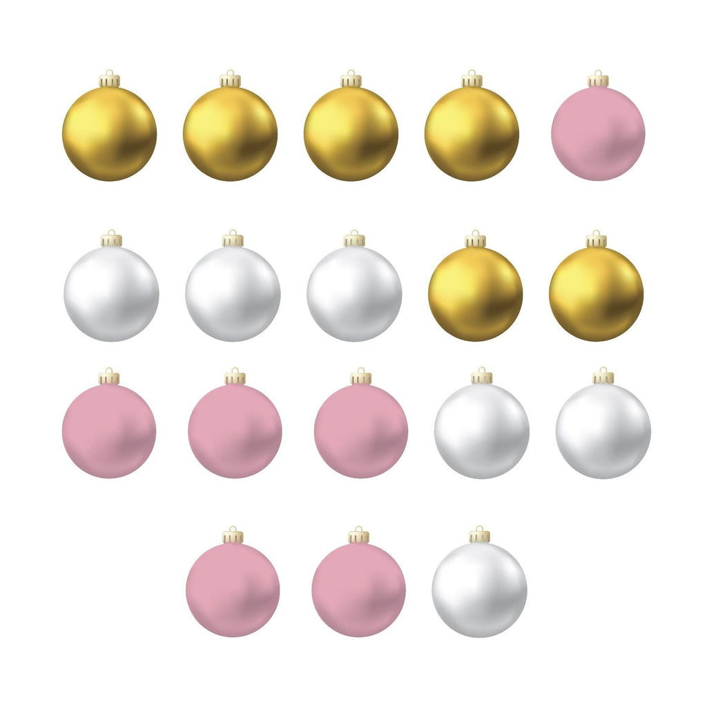 Christmas Tree Baubles - Several colour packs - Wondermade