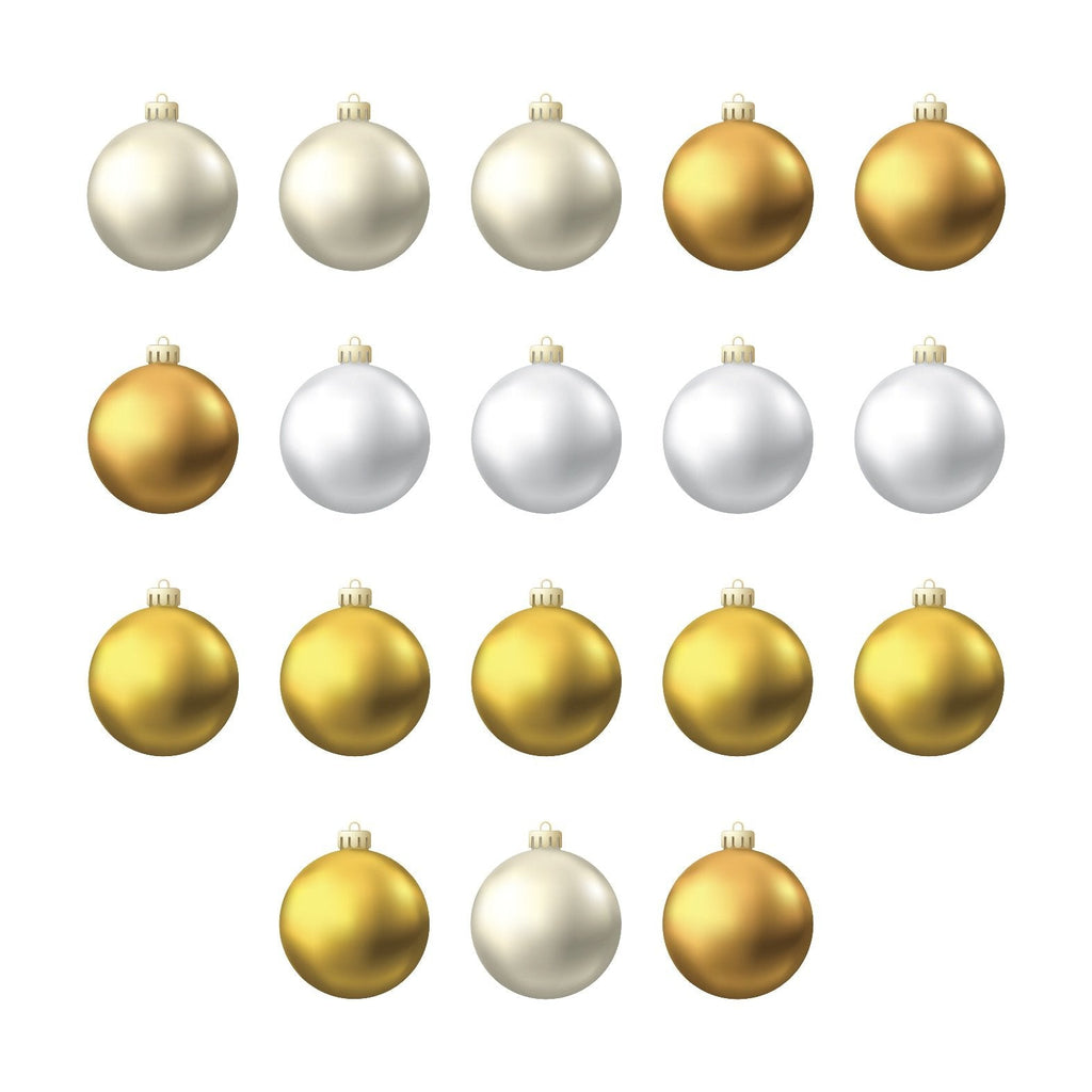 Christmas Tree Baubles - Several colour packs - Wondermade