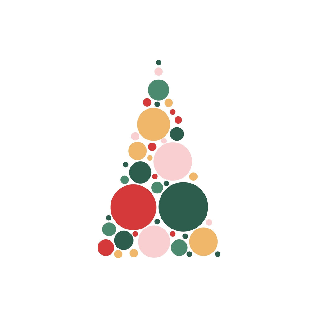 Christmas Tree Circle Pack - Several colour packs - Wondermade
