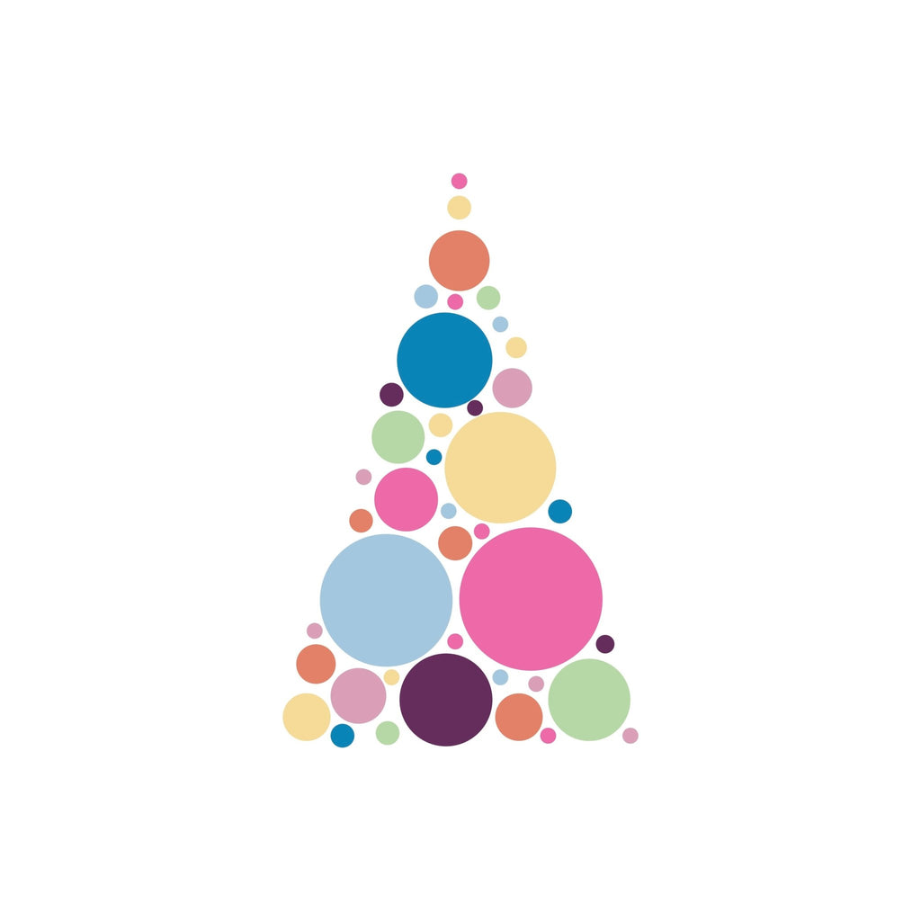 Christmas Tree Circle Pack - Several colour packs - Wondermade