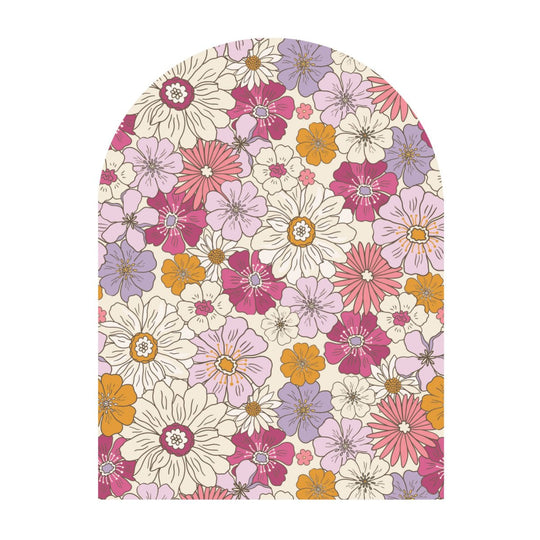 Flower arch decal