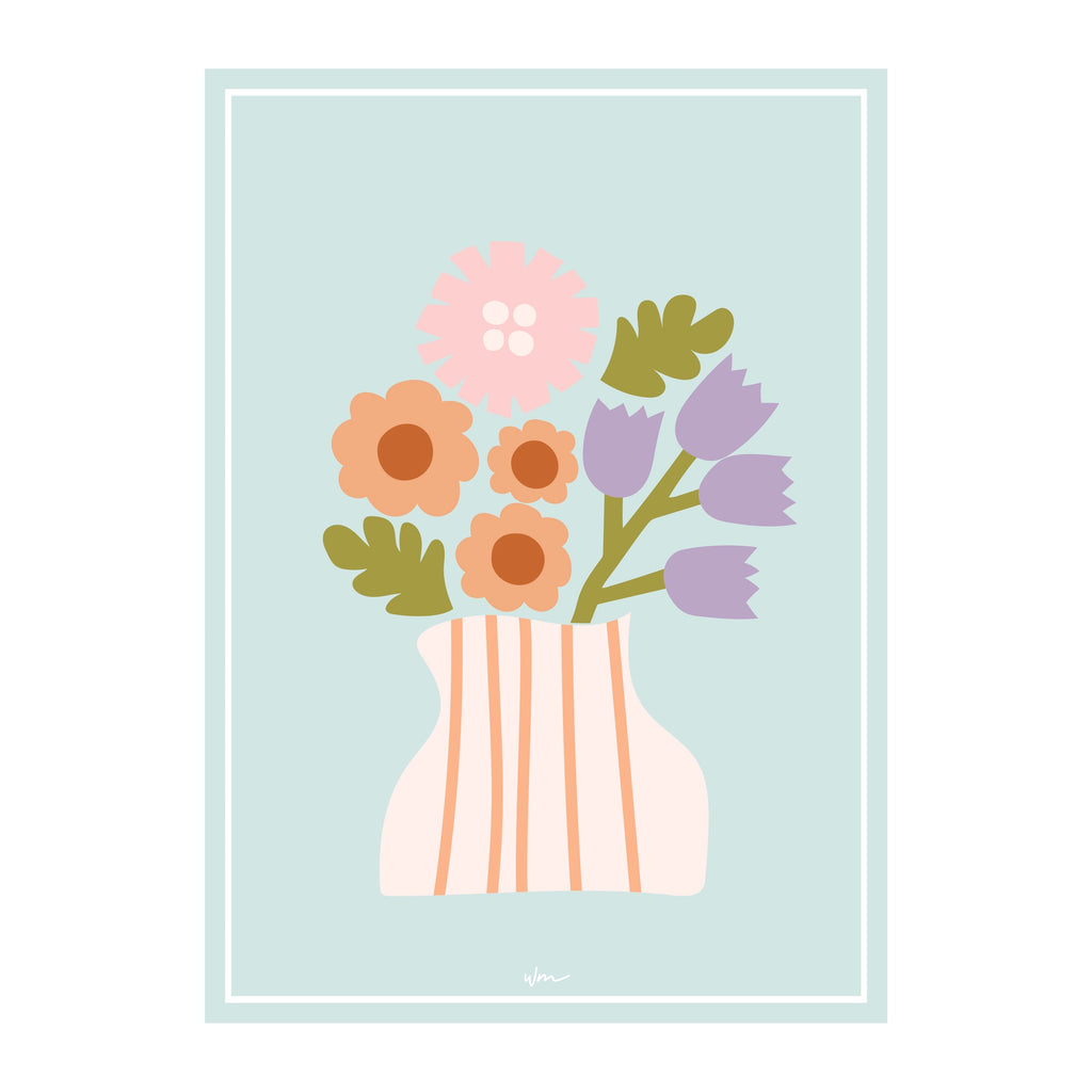 Flowers in a Vase poster decal - Wondermade