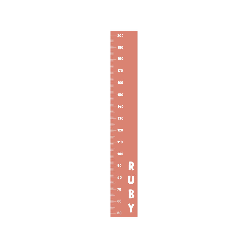 Height chart ruler - Minimalist, customisable - Wondermade