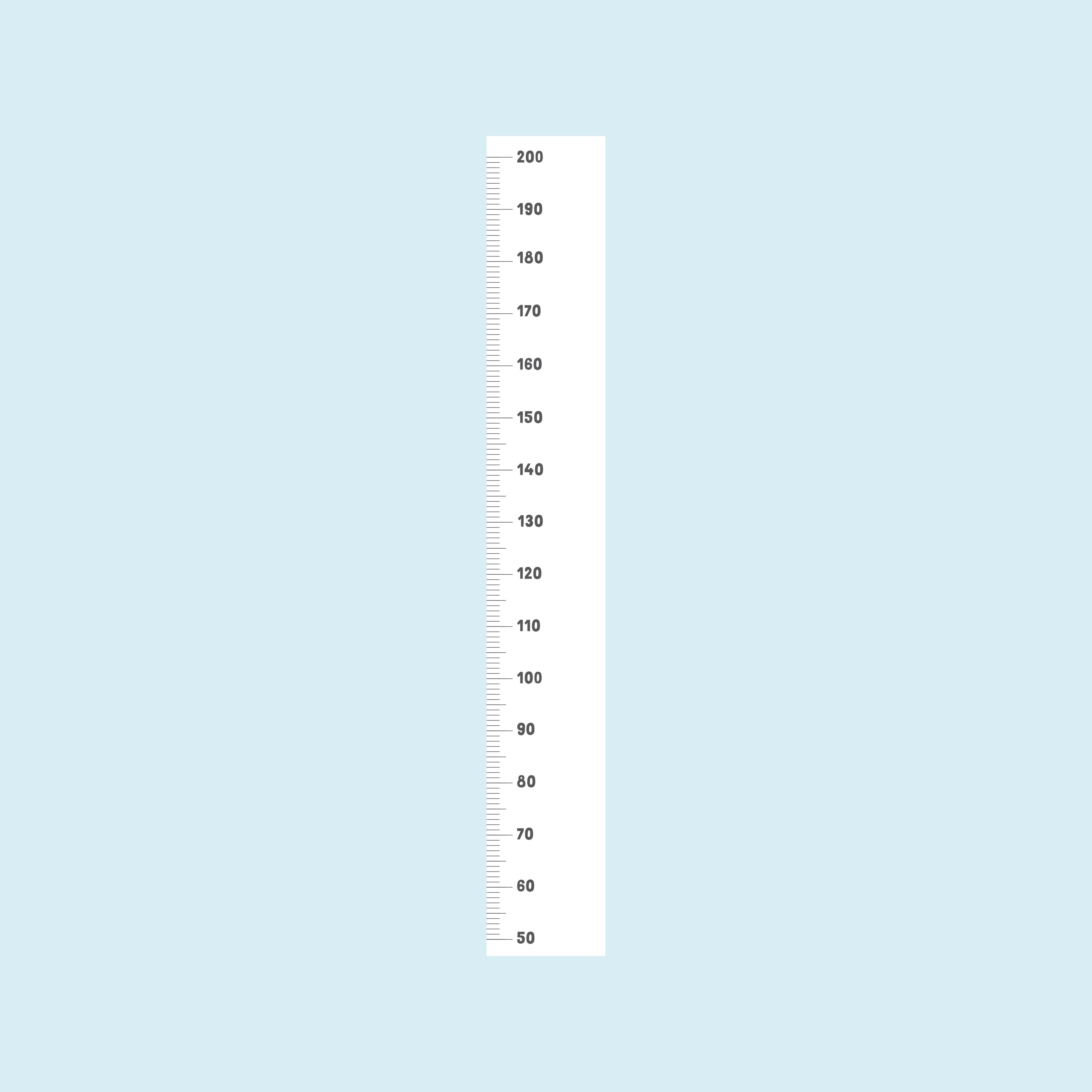Height chart ruler - Minimalist, customisable – Wondermade