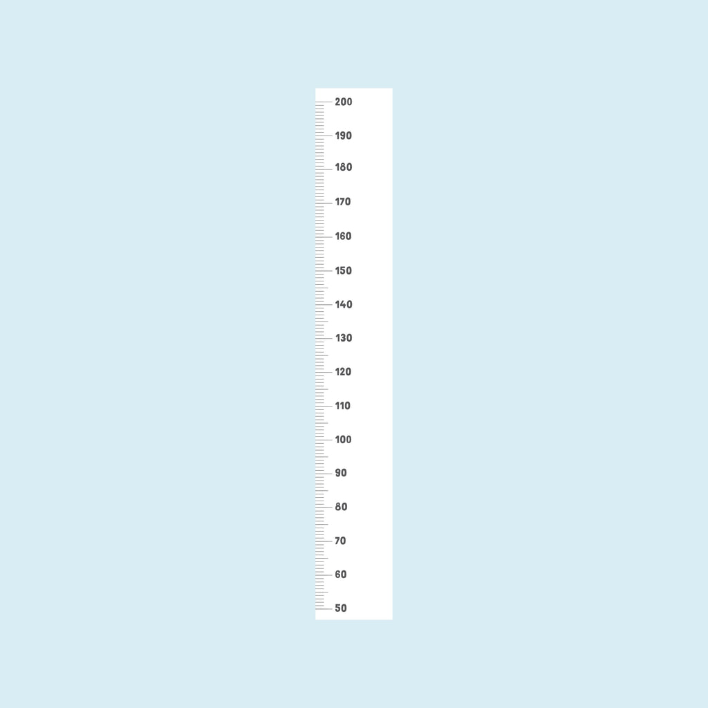 Height chart ruler - Minimalist, customisable - Wondermade