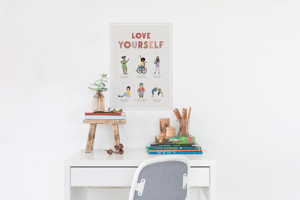 Love Yourself poster decal - Wondermade
