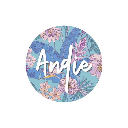 Name flower dots - Personalised