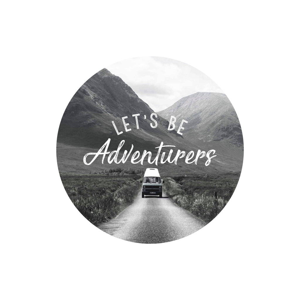 Photo quote decals - Let's Be Adventurers - Wondermade