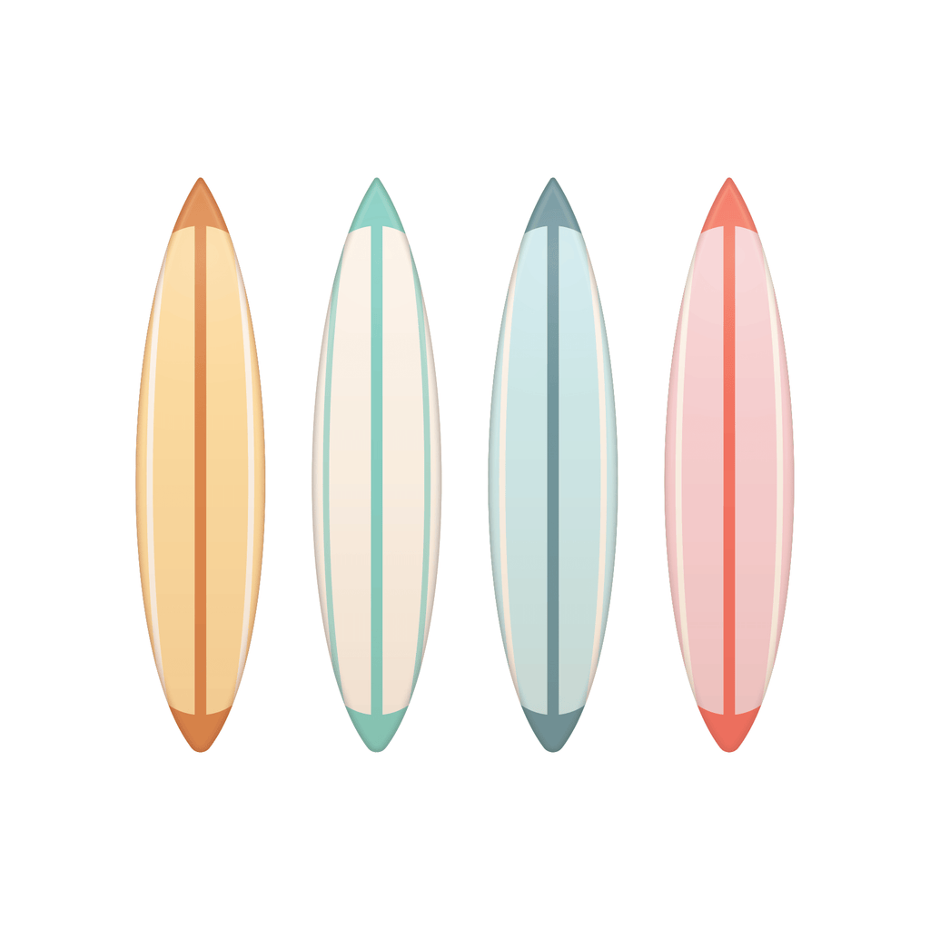 Surfboard decal pack - Several Colours - Wondermade