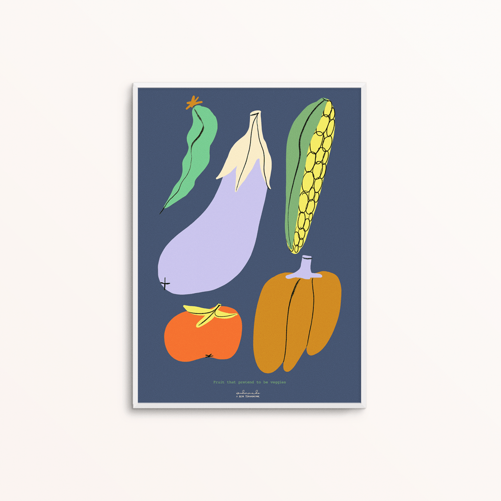 The Fruitful Vegetables - Art print - Wondermade