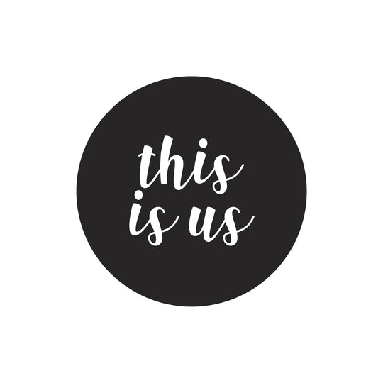 "This is us" quote decal