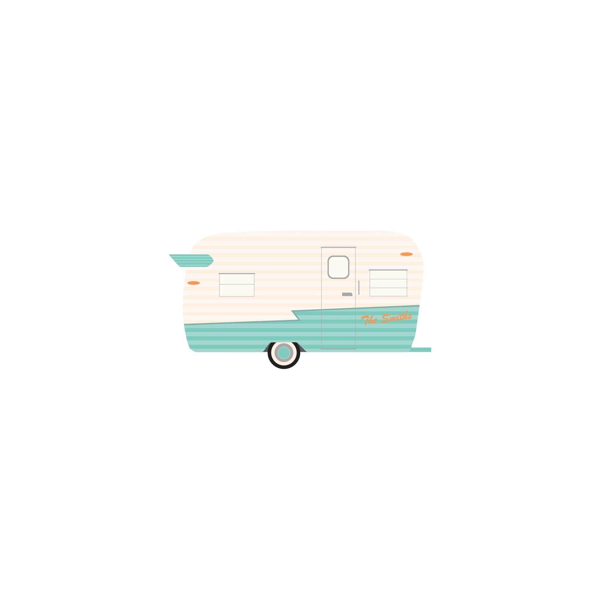 Vintage Camper decal pack - Personalise with your name – Wondermade